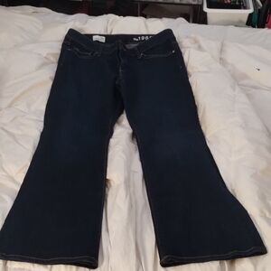 GAP Women's Dark Indigo Flare Jeans